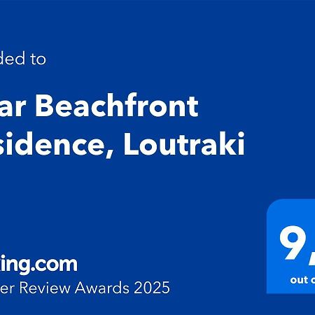 Onar Beachfront Residence, Loutraki Extérieur photo